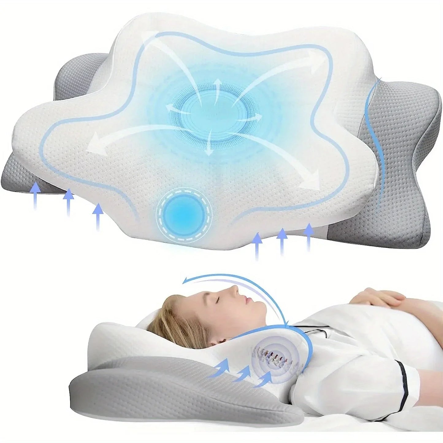 Oreiller ergonomique pour dormir à la maison