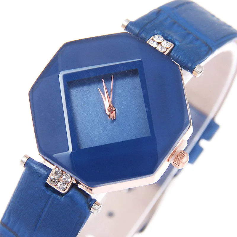 Diamant bleu, montre pour femme