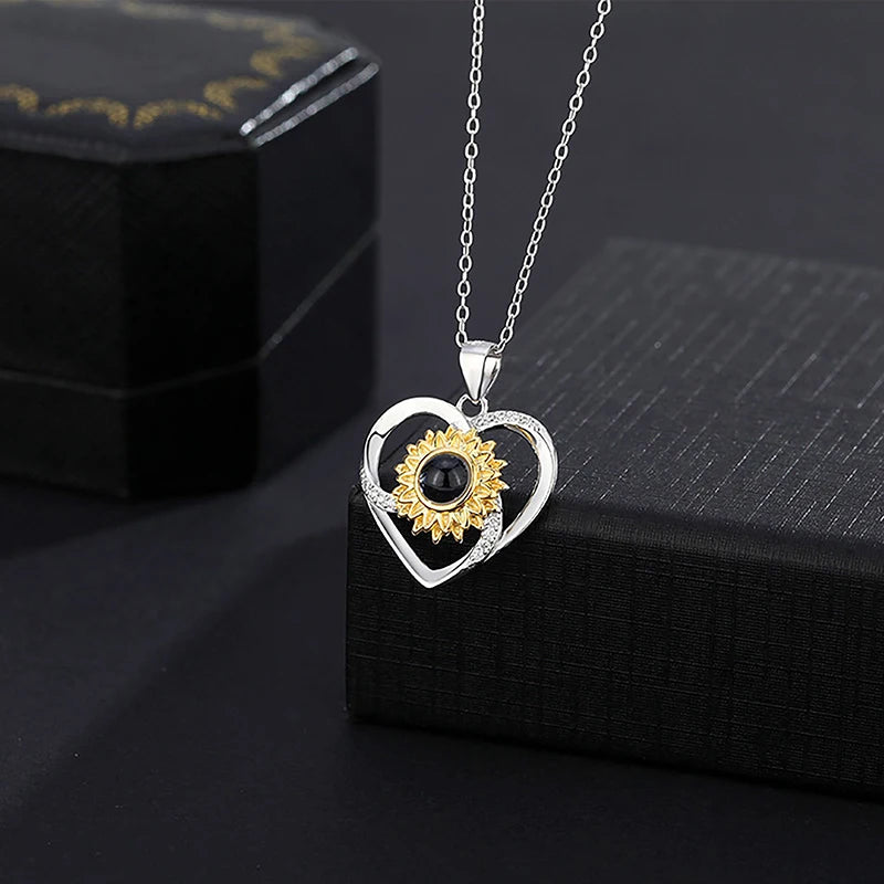 Romantique, Collier pendentif pour femme