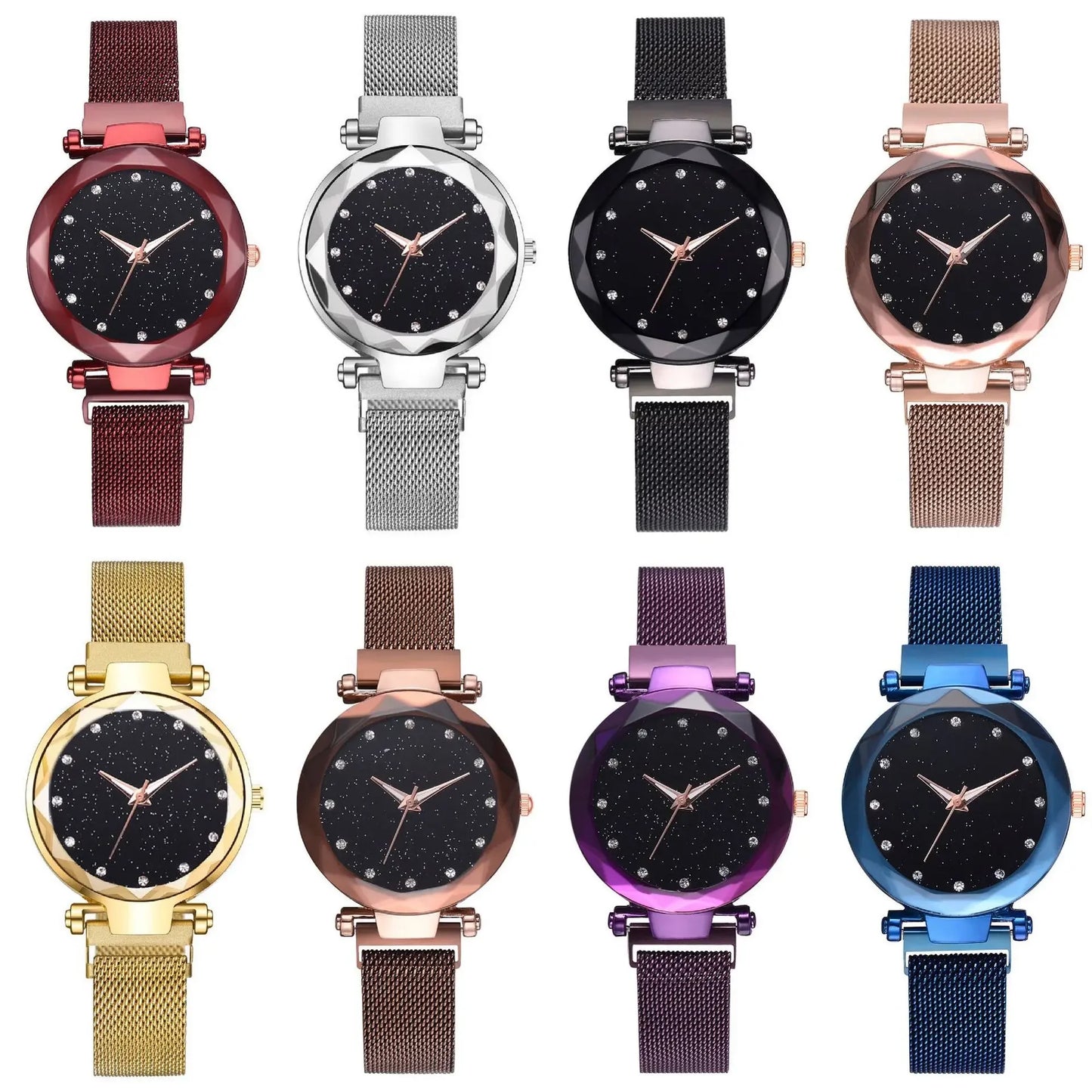 Etoile de diamant, montre pour femmes