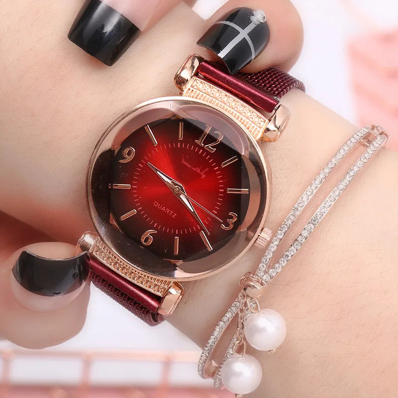 Aimant, montre pour femme