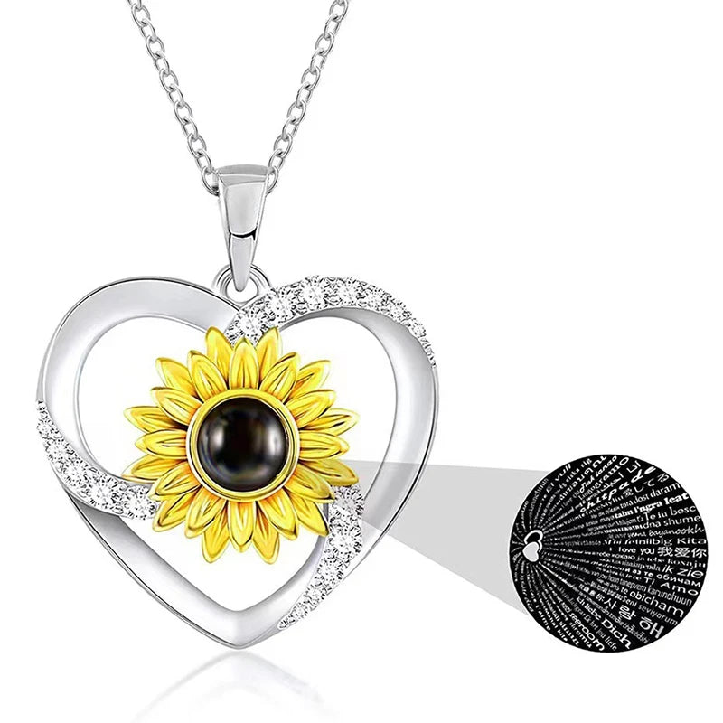 Romantique, Collier pendentif pour femme