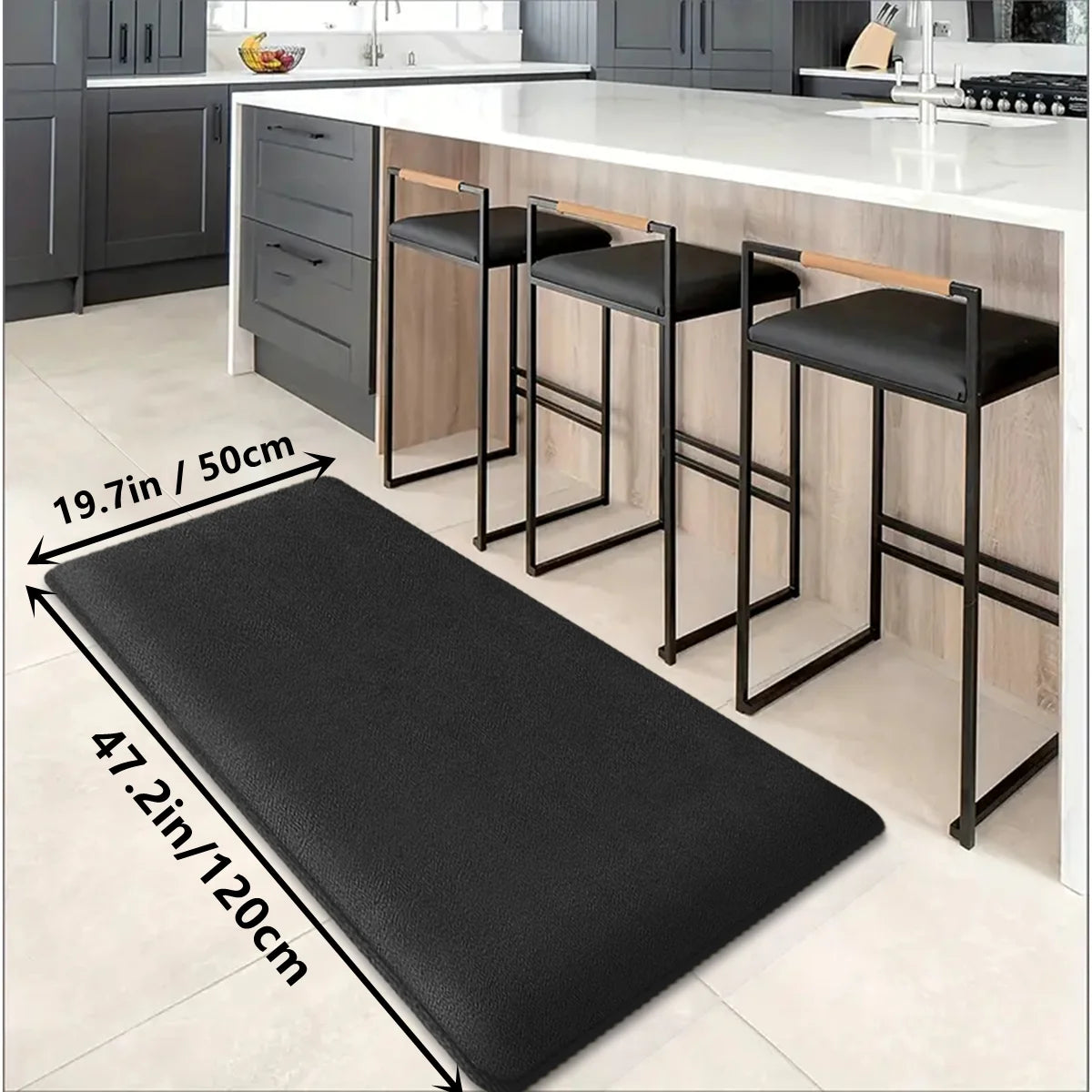 Grand tapis de cuisine doux