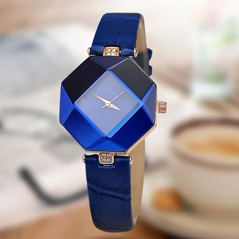 Diamant bleu, montre pour femme