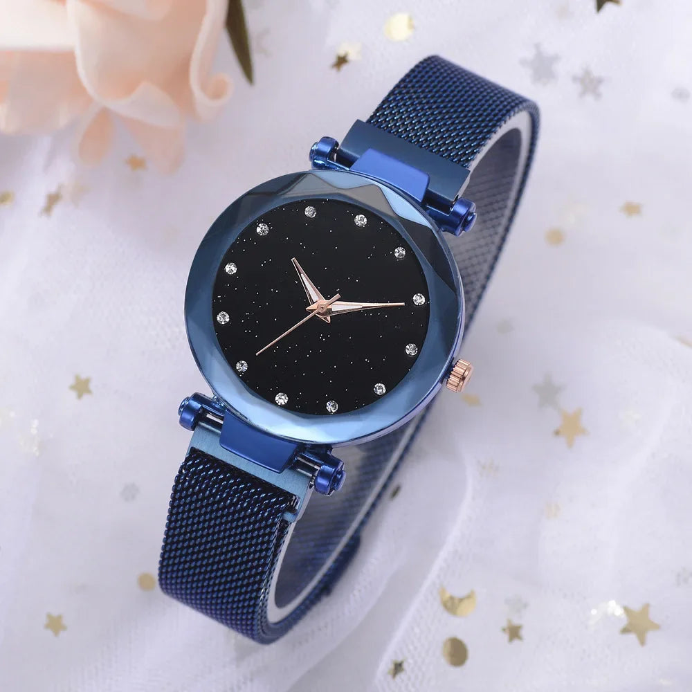 Etoile de diamant, montre pour femmes