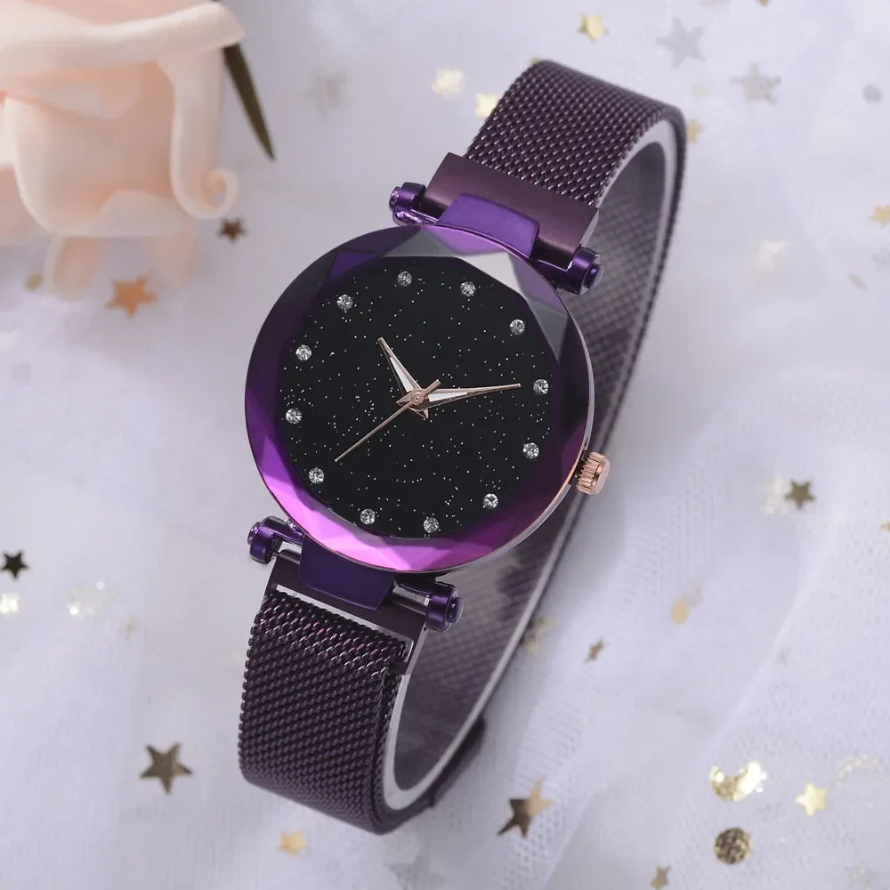 Etoile de diamant, montre pour femmes