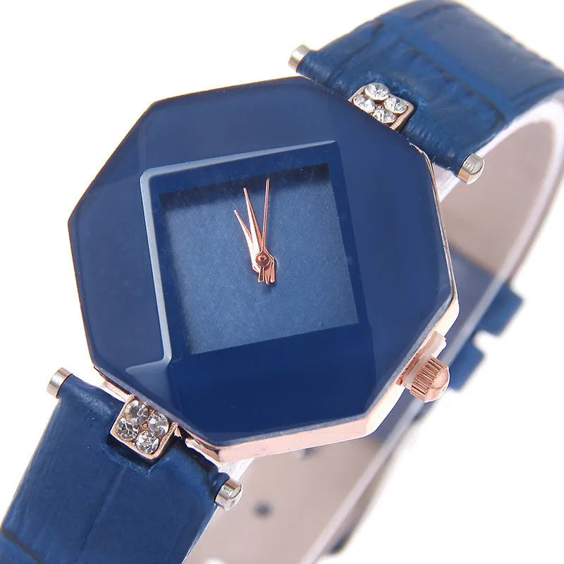 Diamant bleu, montre pour femme