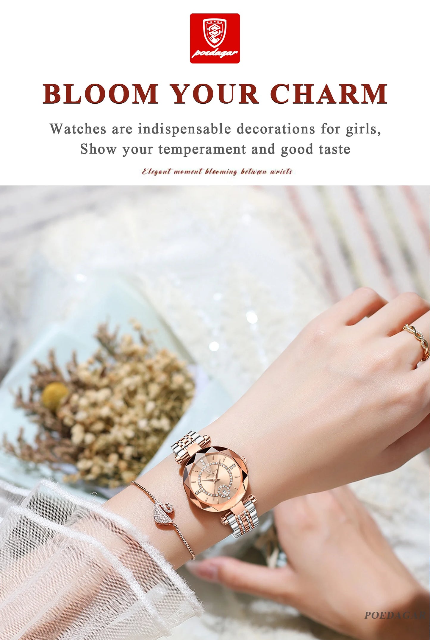 Poedagar, montre de luxe pour femme