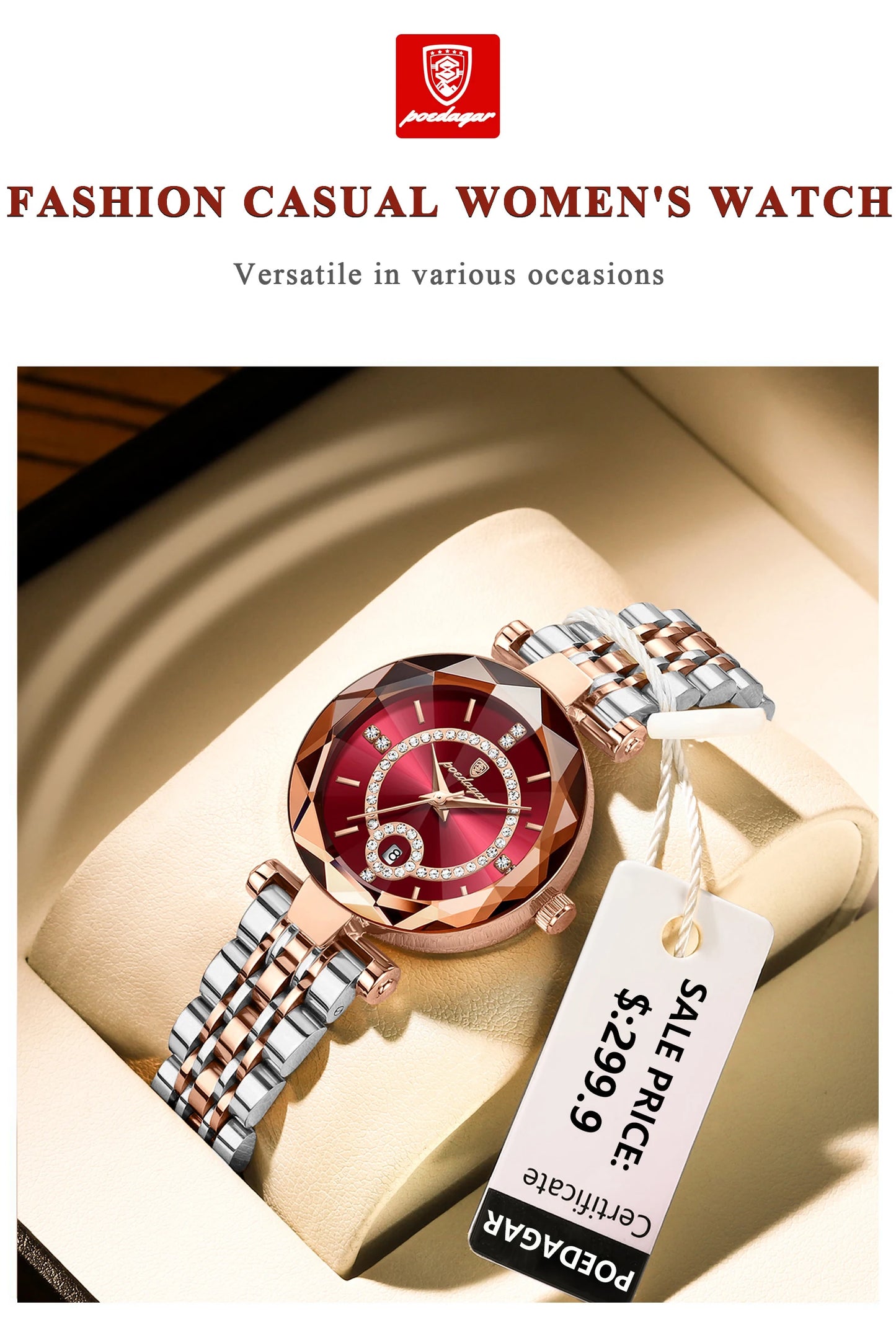 Poedagar, montre de luxe pour femme