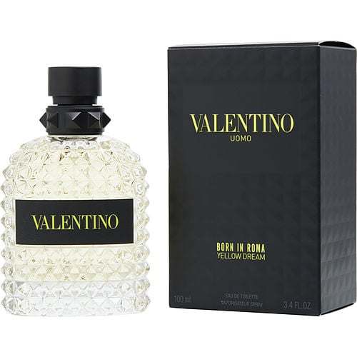 Valentino uomo born in roma yellow dream by valentino edt spray 3.4 oz