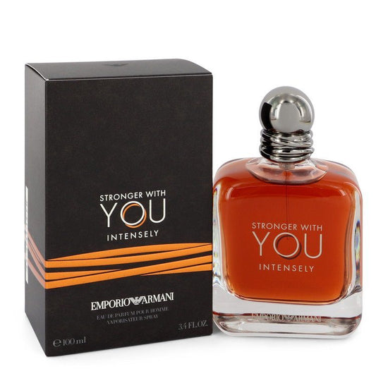 Stronger With You Intensely by Giorgio Armani Eau De Parfum Spray 3.4 oz